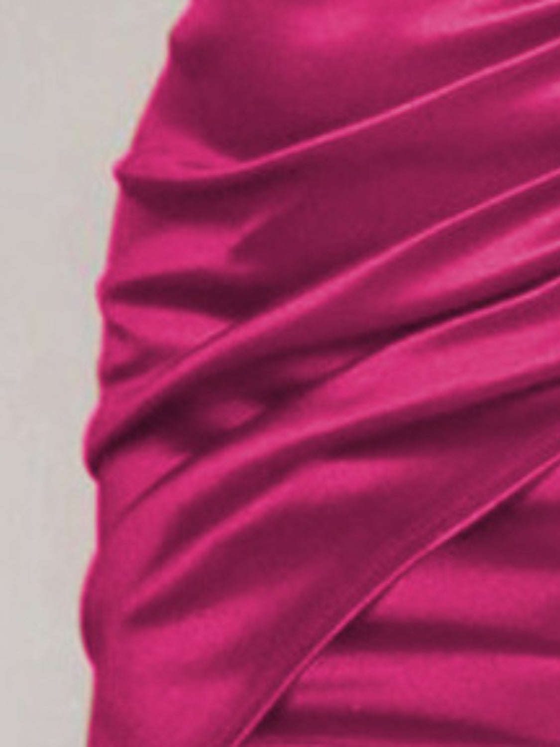 Ruched Spaghetti strap Wrap Dress - Tantalize Boutique