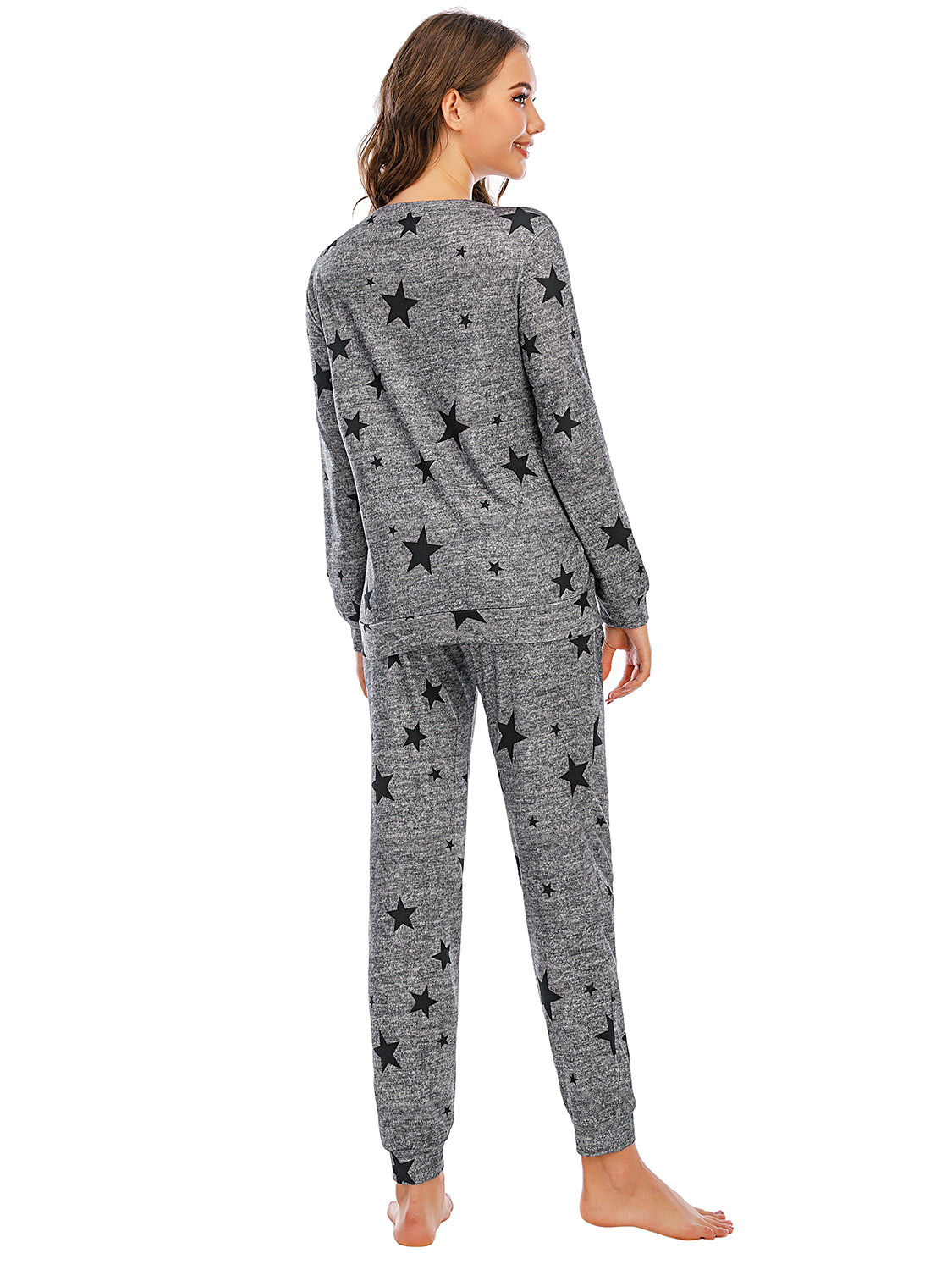 Star Top and Pants Lounge Set - Tantalize Boutique