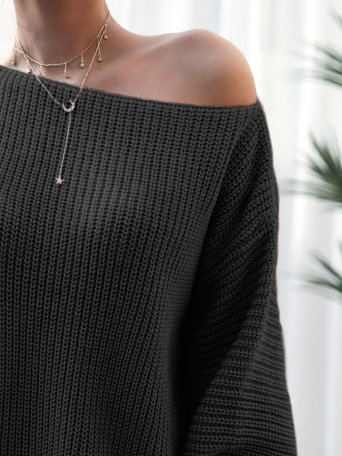 Rib-Knit Mini Sweater Dress - Tantalize Boutique
