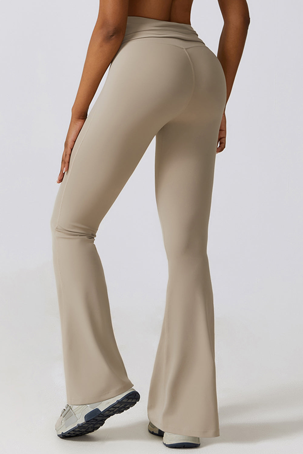 Halter Neck Flare Sport Jumpsuit - Tantalize Boutique