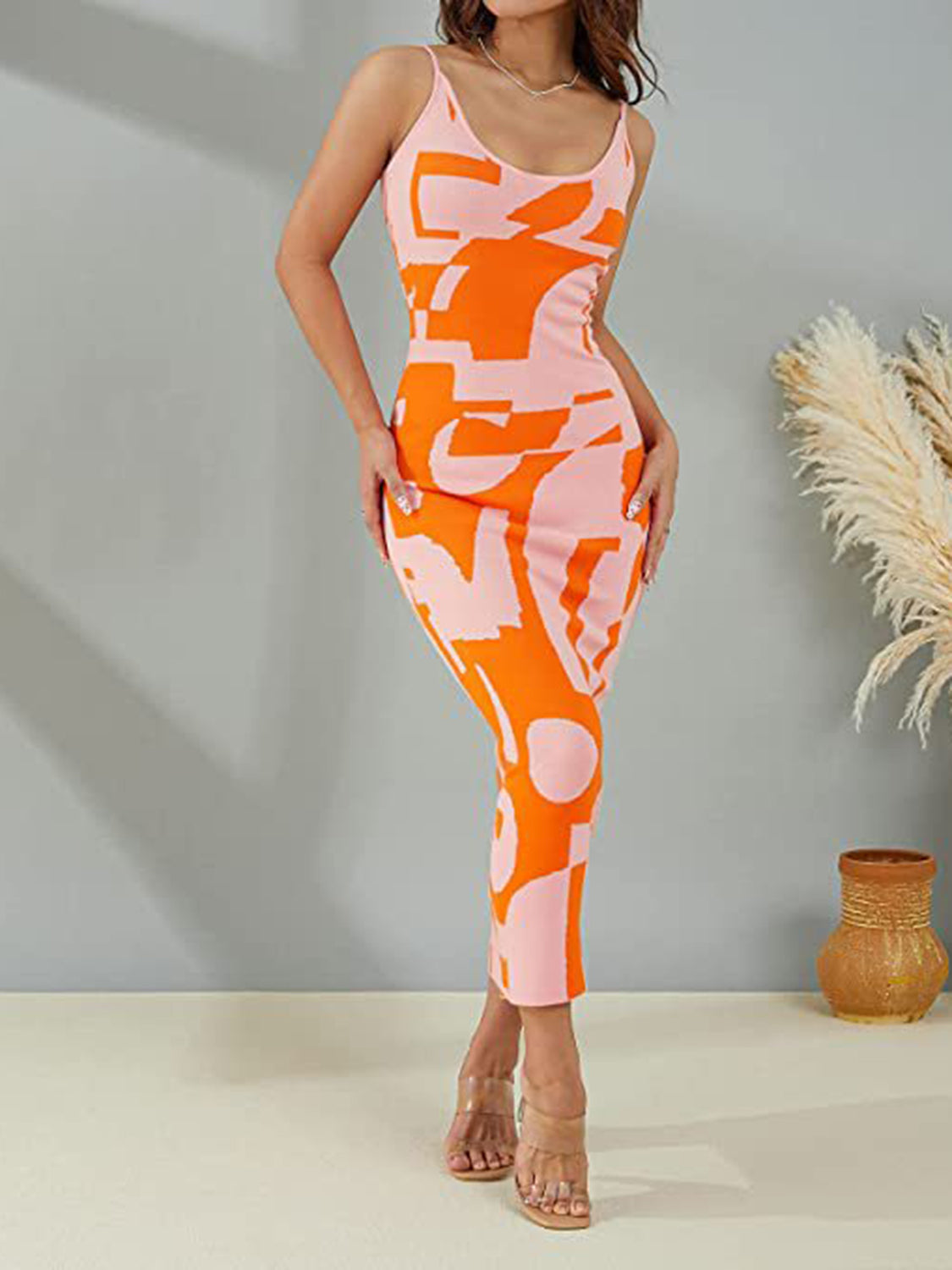 Spaghetti Strap Maxi Sweater Dress - Tantalize Boutique
