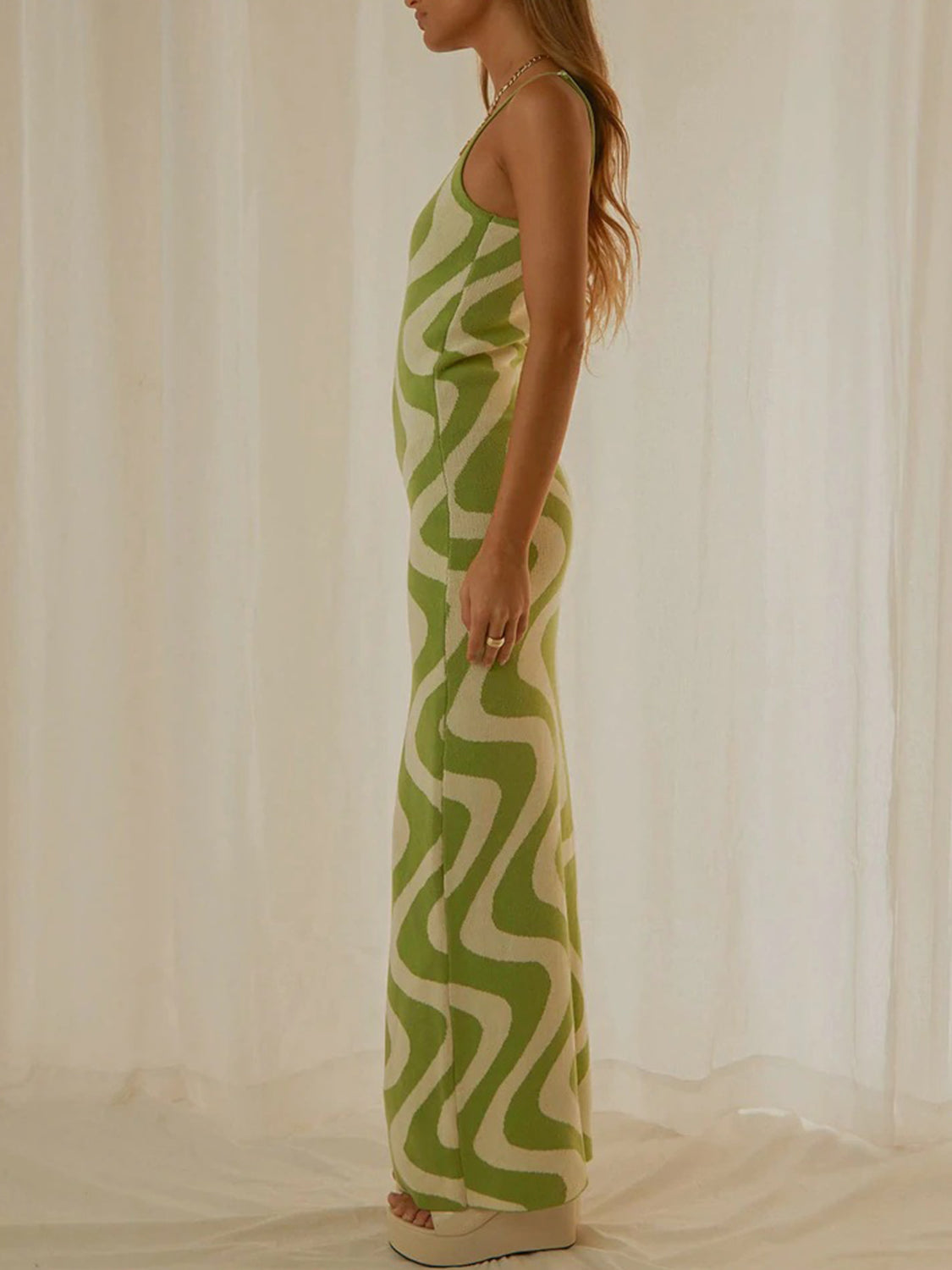 Spaghetti Strap Maxi Sweater Dress - Tantalize Boutique