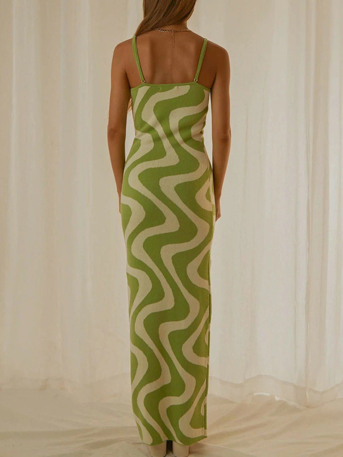 Spaghetti Strap Maxi Sweater Dress - Tantalize Boutique