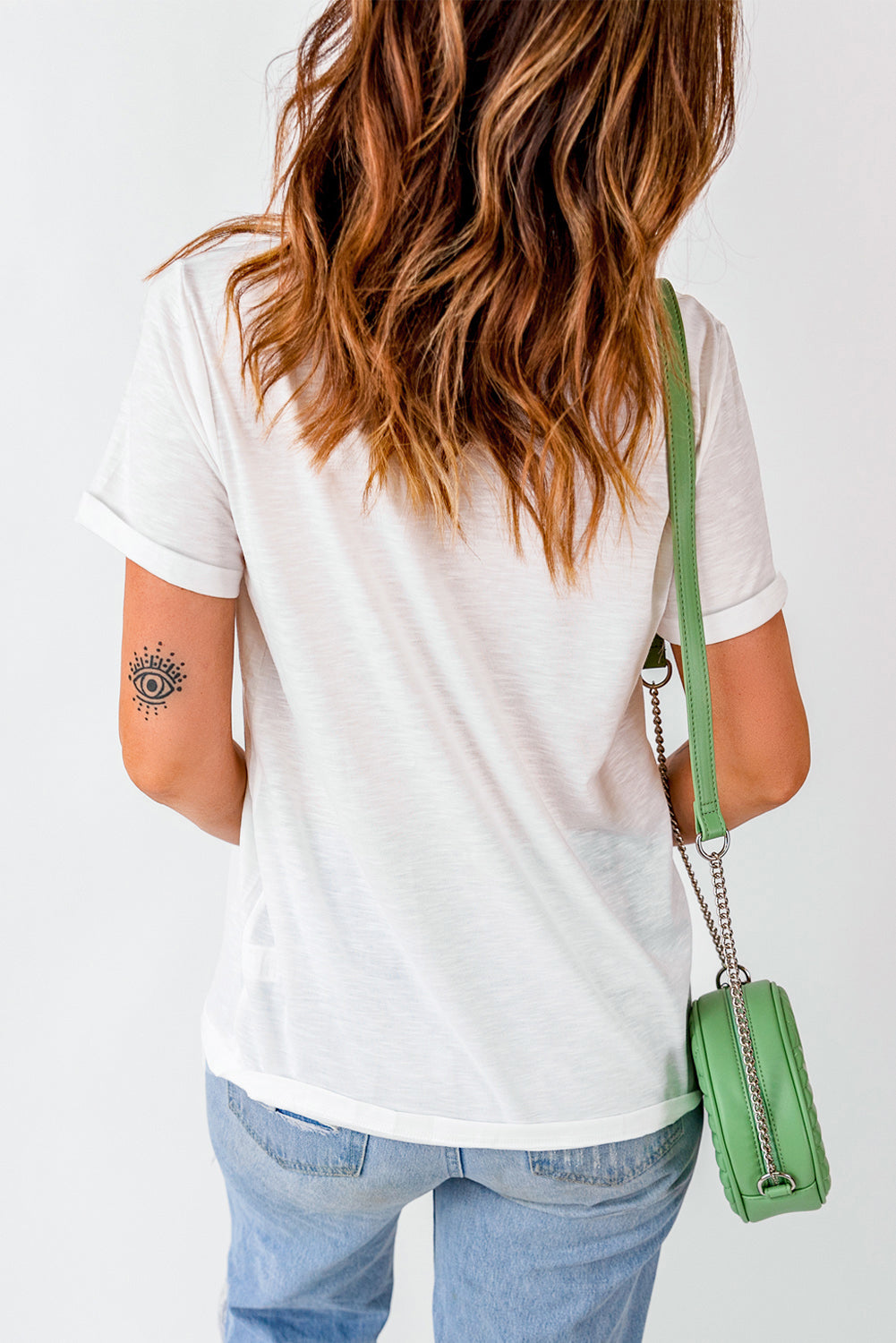 HAPPY EASTER Round Neck Short Sleeve T-Shirt - Tantalize Boutique
