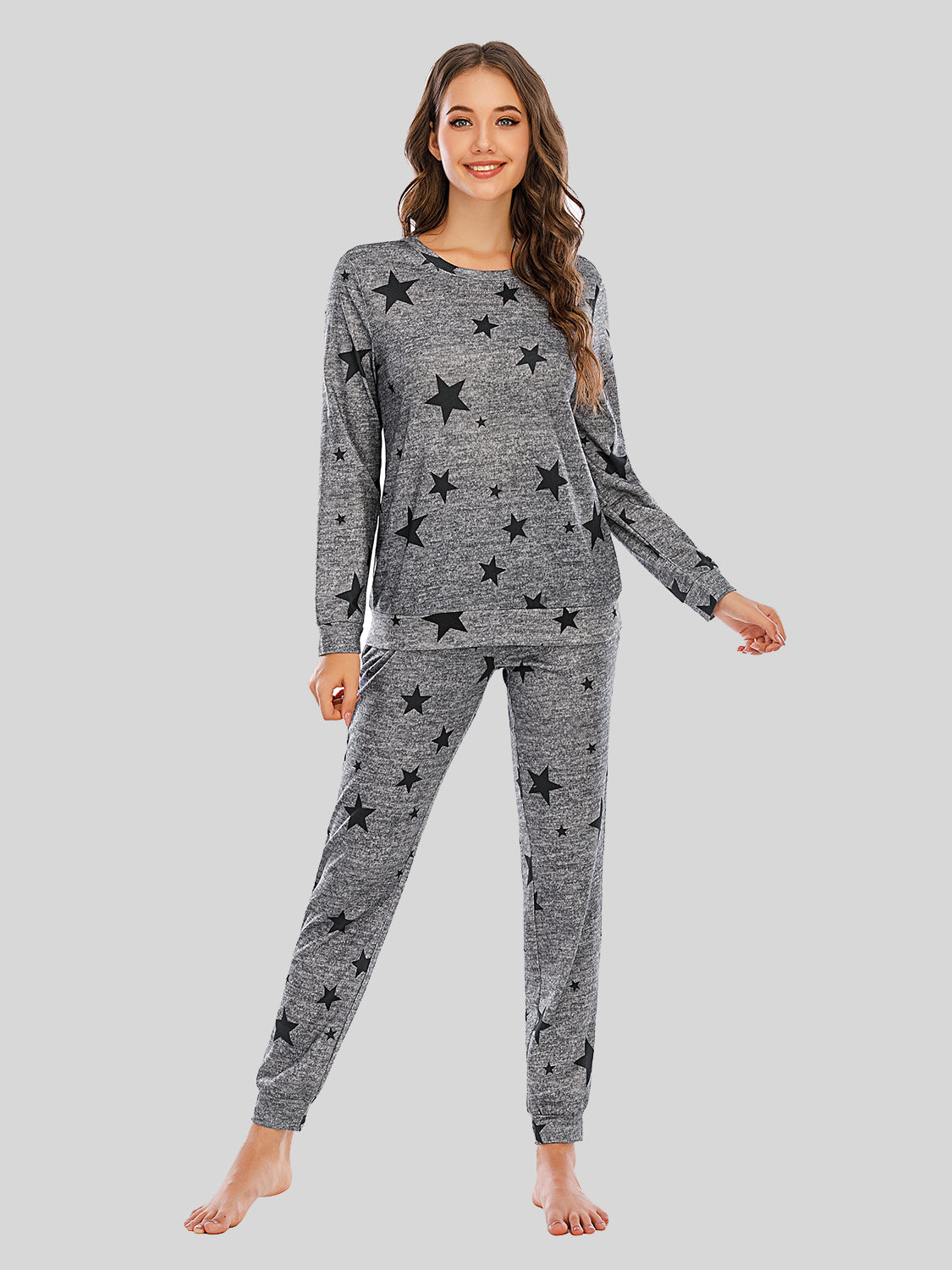 Star Top and Pants Lounge Set - Tantalize Boutique