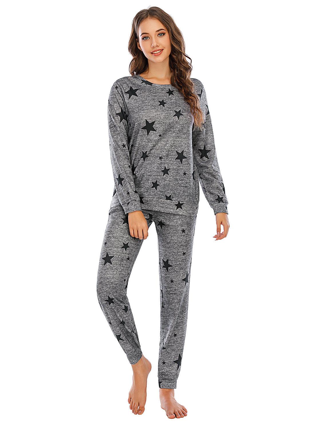 Star Top and Pants Lounge Set - Tantalize Boutique