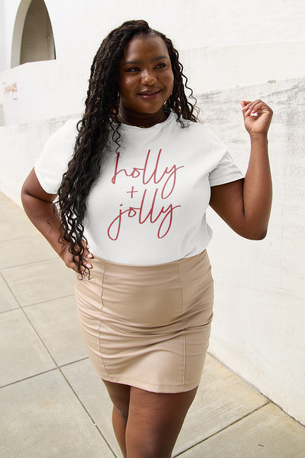 Simply Love Full Size Letter Graphic Short Sleeve T-Shirt - Tantalize Boutique