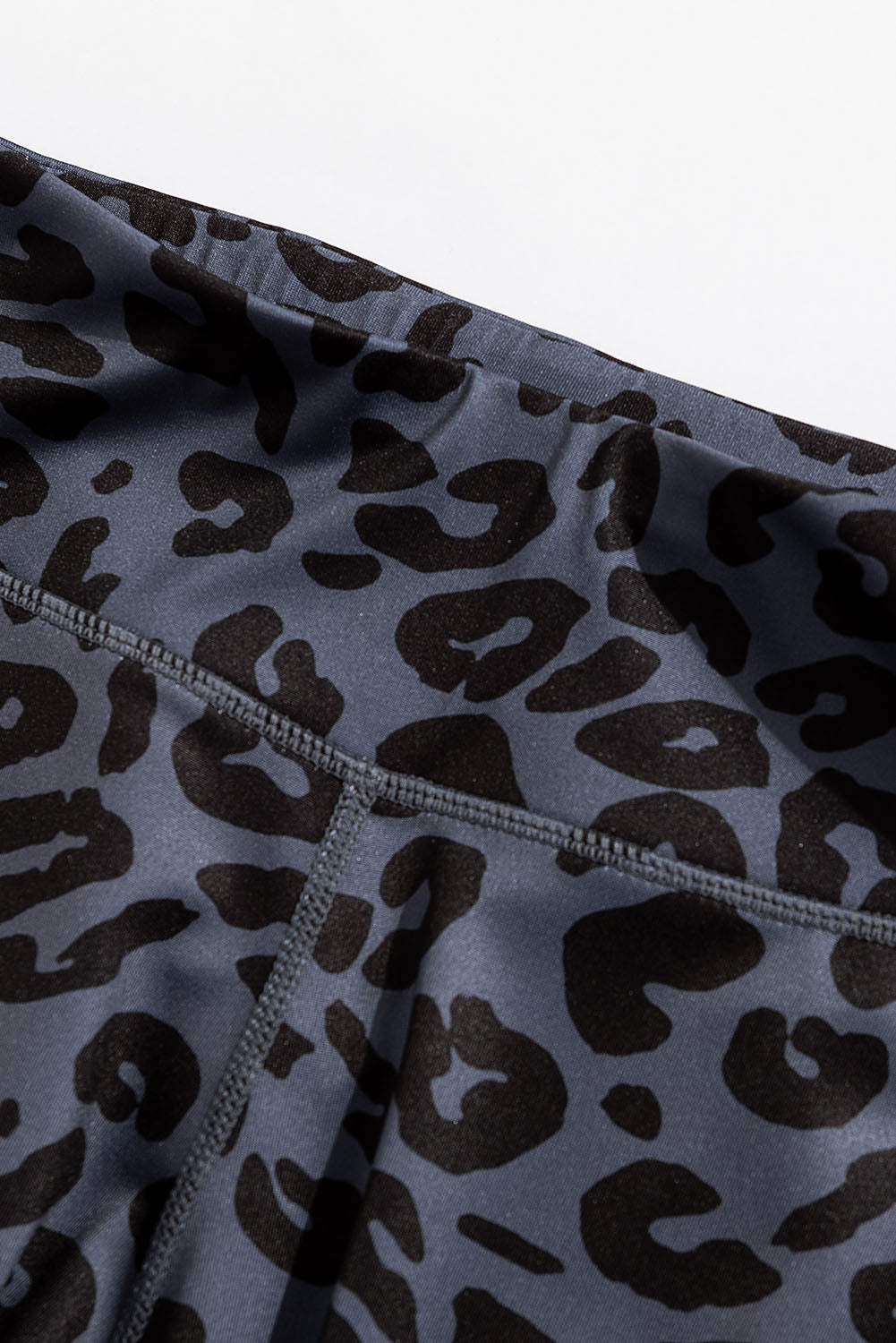 Leopard Cutout Sports Bra and Leggings Set - Tantalize Boutique