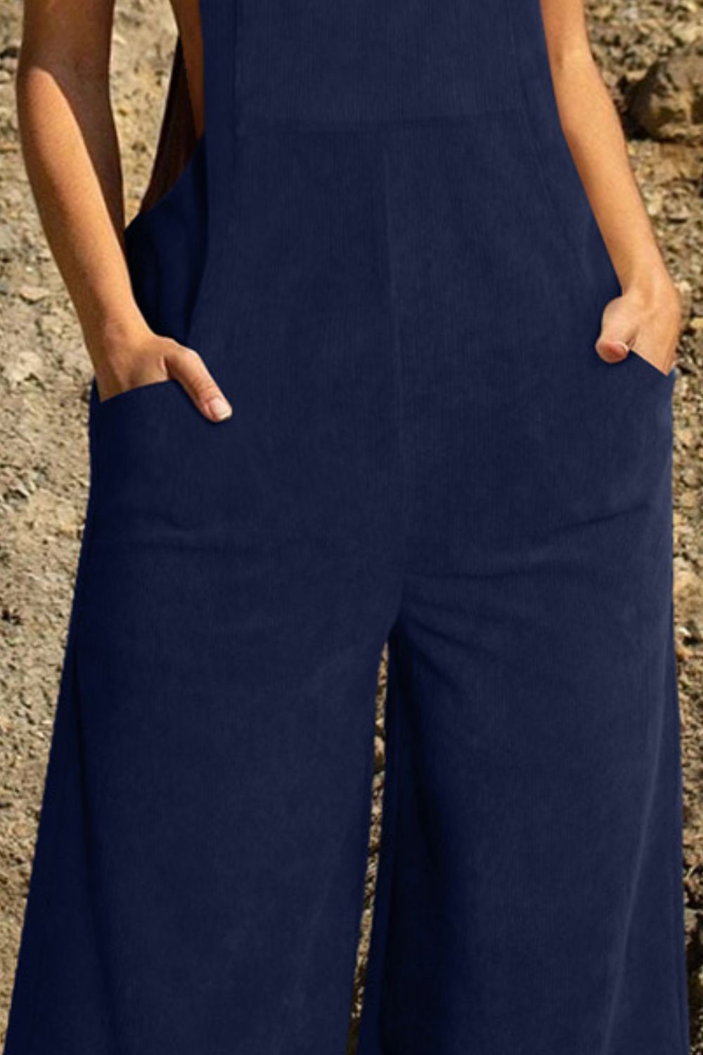 Pocketed Wide Leg Overall - Tantalize Boutique