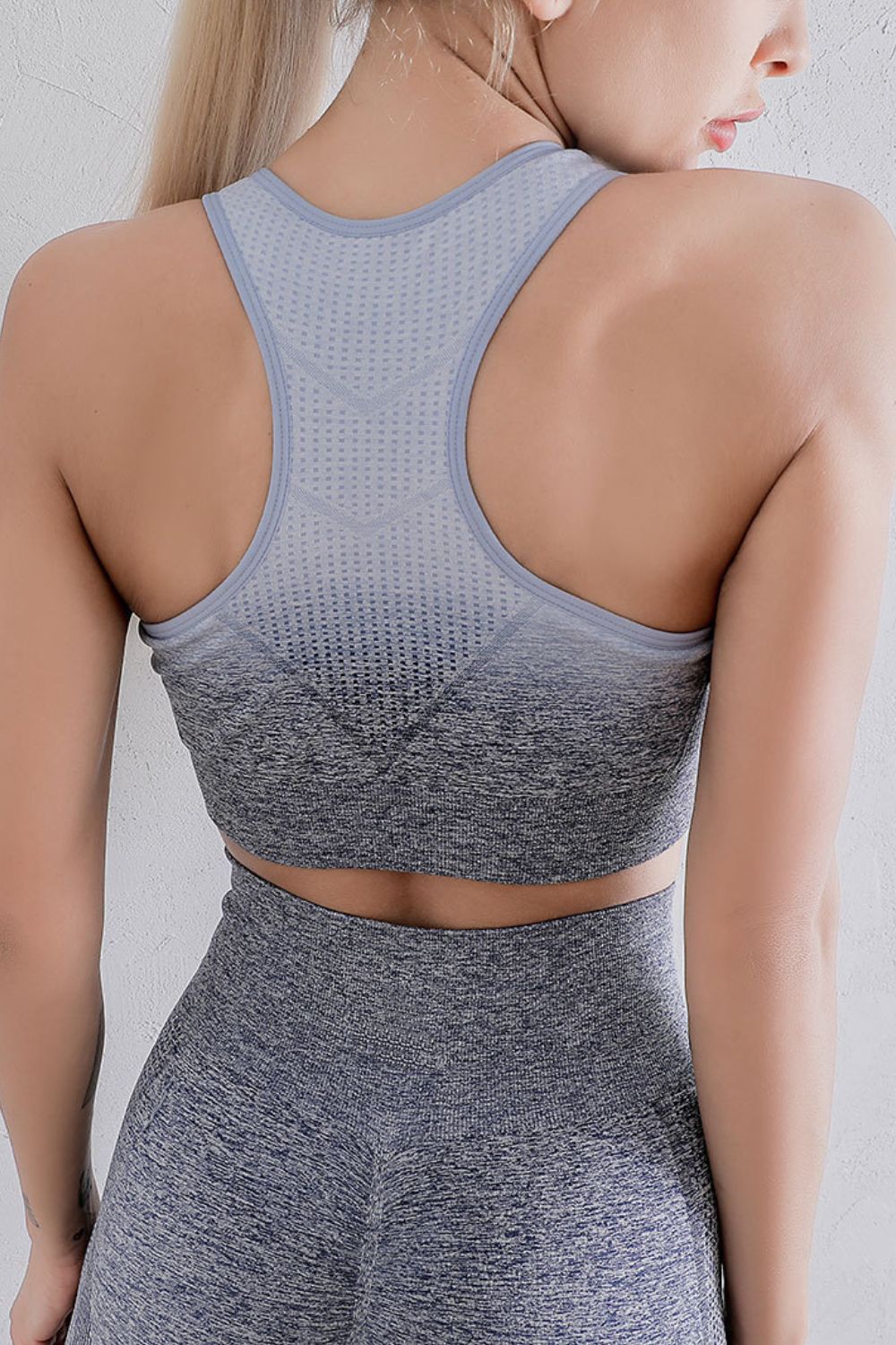 Gradient Sports Bra and Leggings Set - Tantalize Boutique