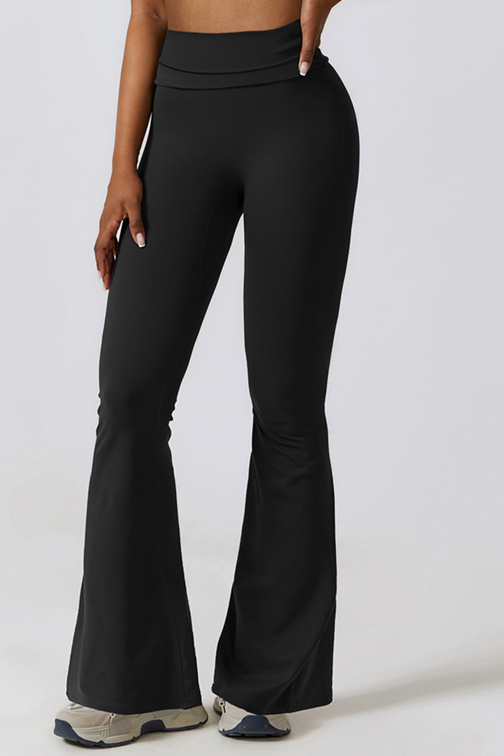 Halter Neck Flare Sport Jumpsuit - Tantalize Boutique