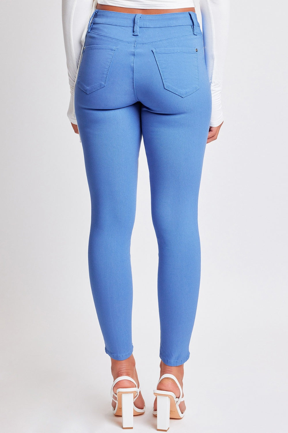 YMI Jeanswear Full Size Hyperstretch Mid-Rise Skinny Pants - Tantalize Boutique