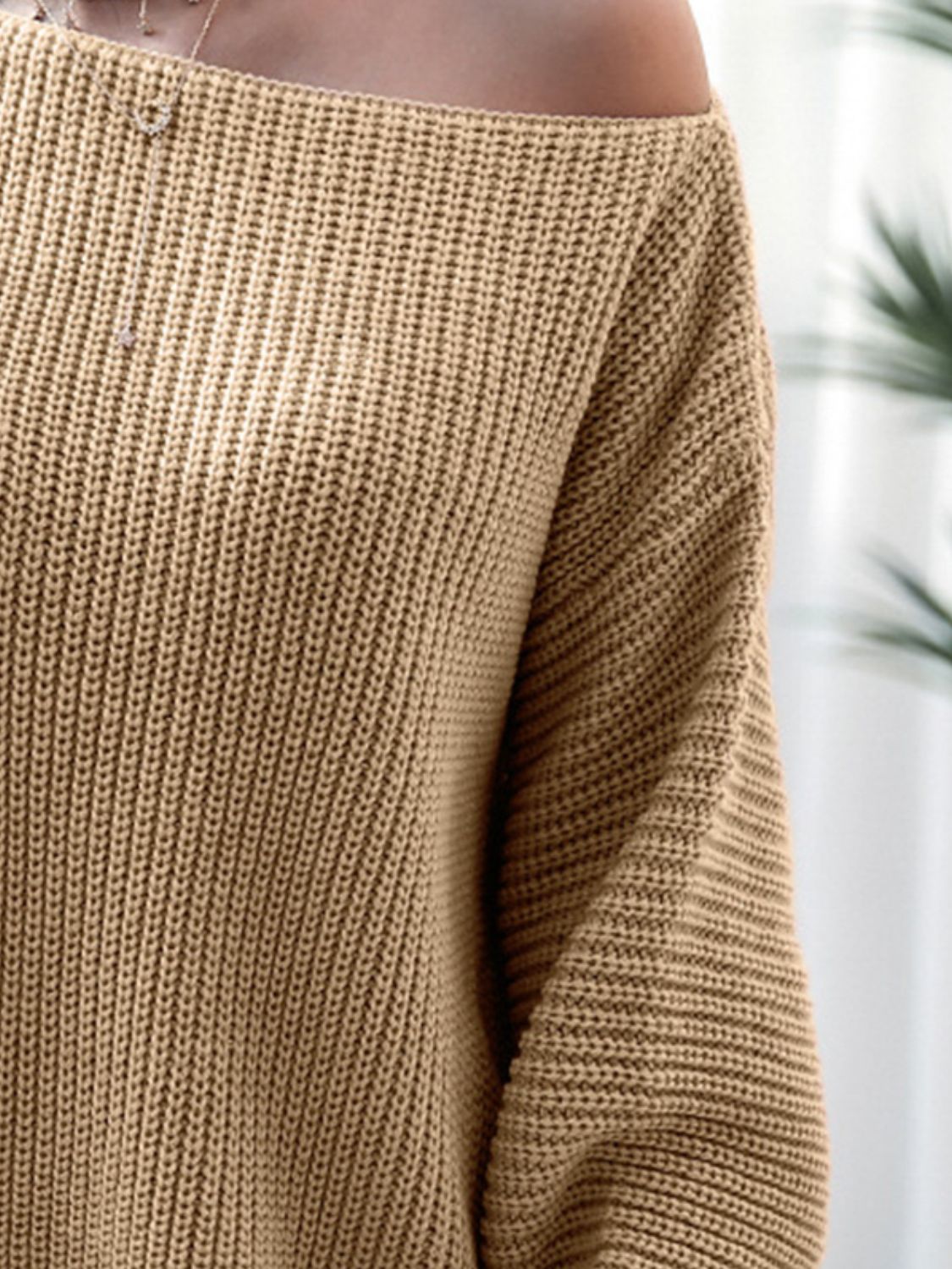 Rib-Knit Mini Sweater Dress - Tantalize Boutique