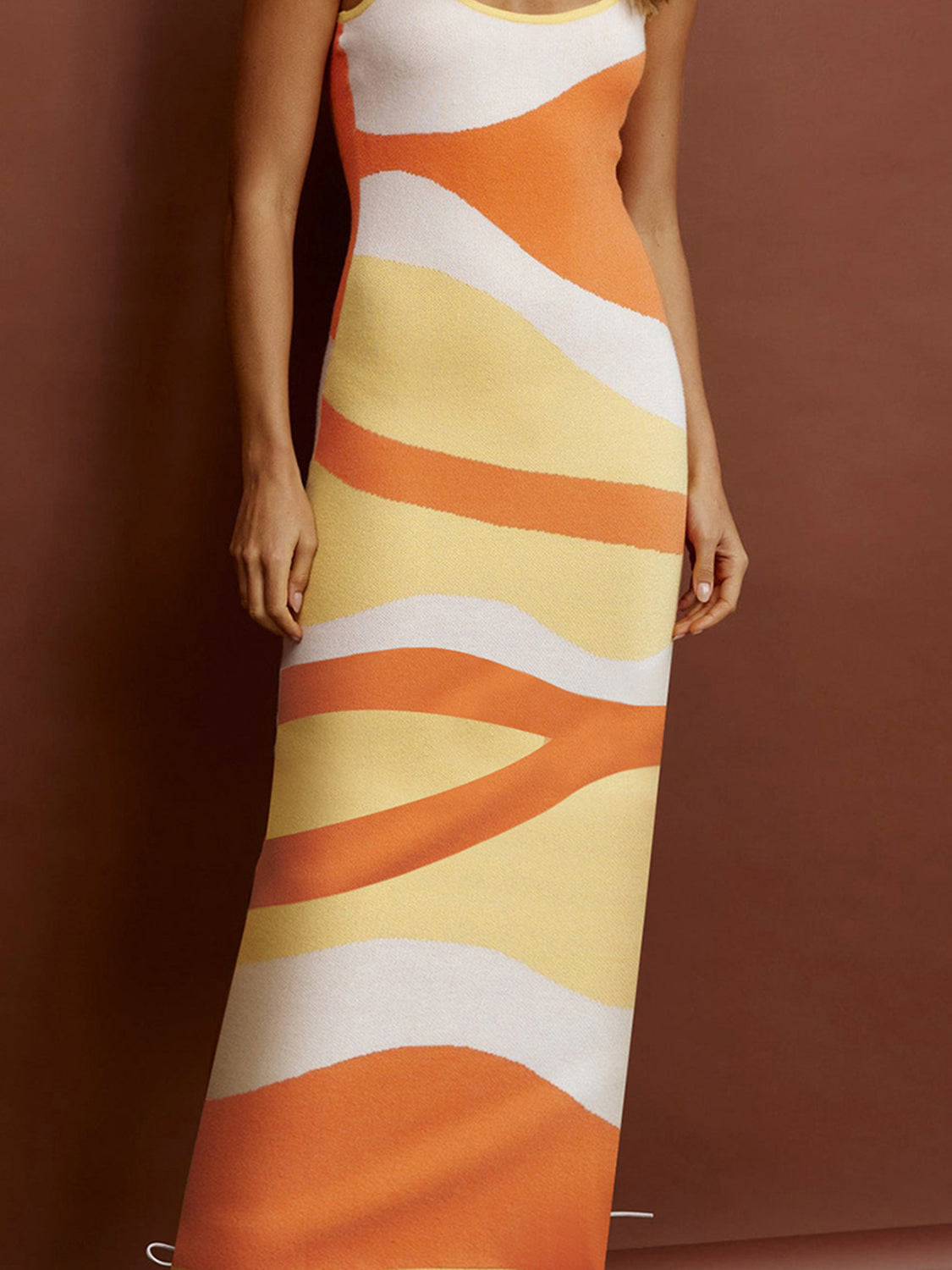 Spaghetti Strap Maxi Sweater Dress - Tantalize Boutique