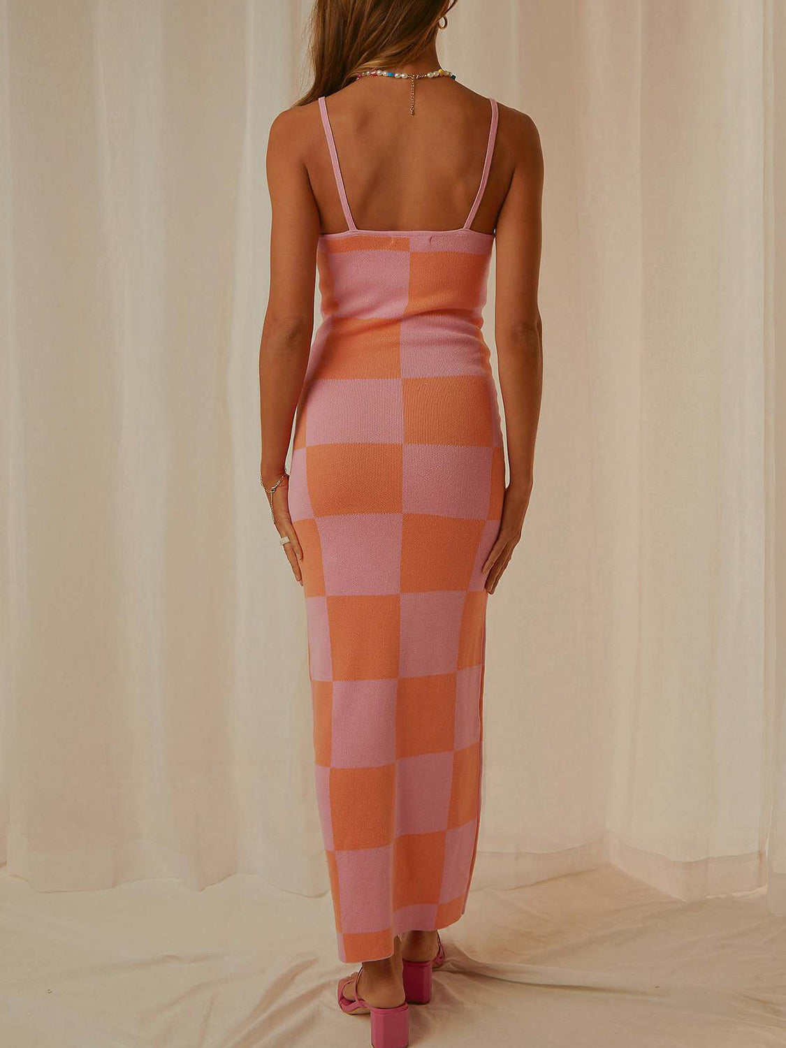 Spaghetti Strap Maxi Sweater Dress - Tantalize Boutique
