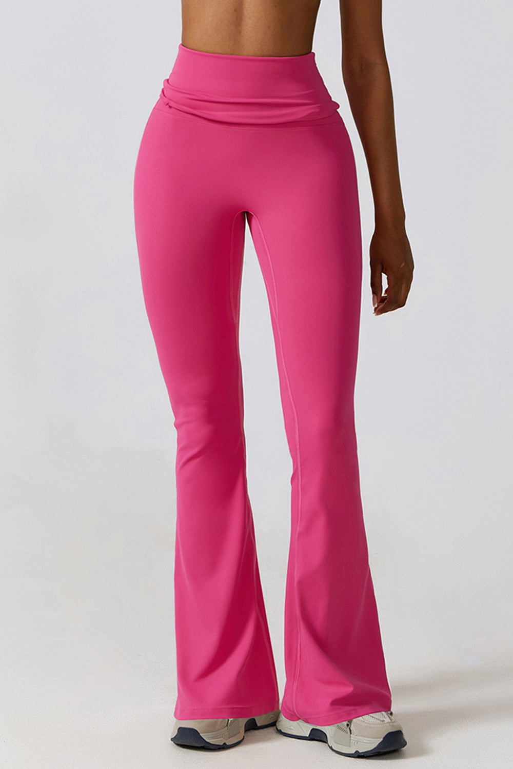 Halter Neck Flare Sport Jumpsuit - Tantalize Boutique