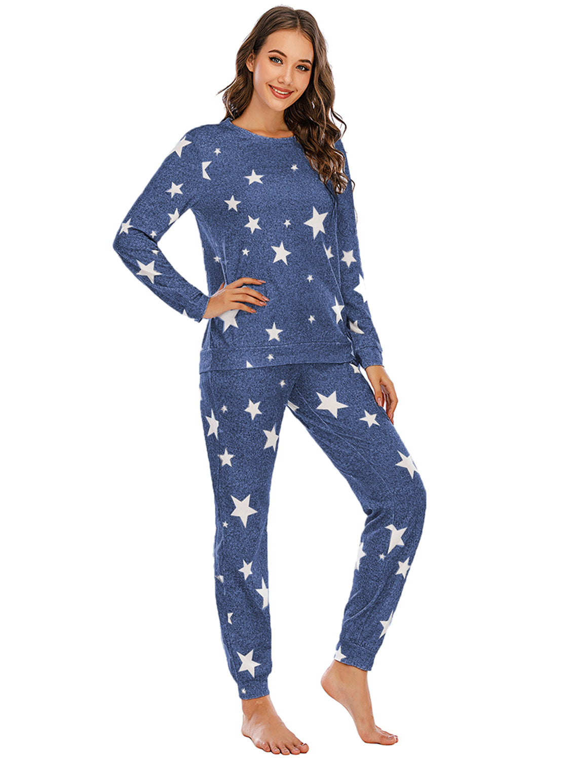 Star Top and Pants Lounge Set - Tantalize Boutique