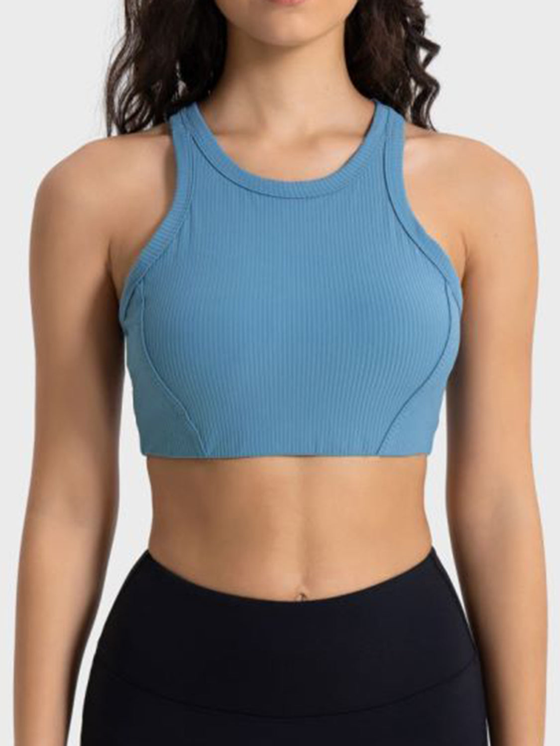 Wide Strap Cropped Sport Tank - Tantalize Boutique