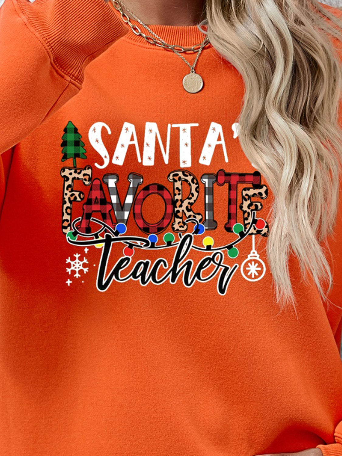 Letter Graphic Sweatshirt - Tantalize Boutique