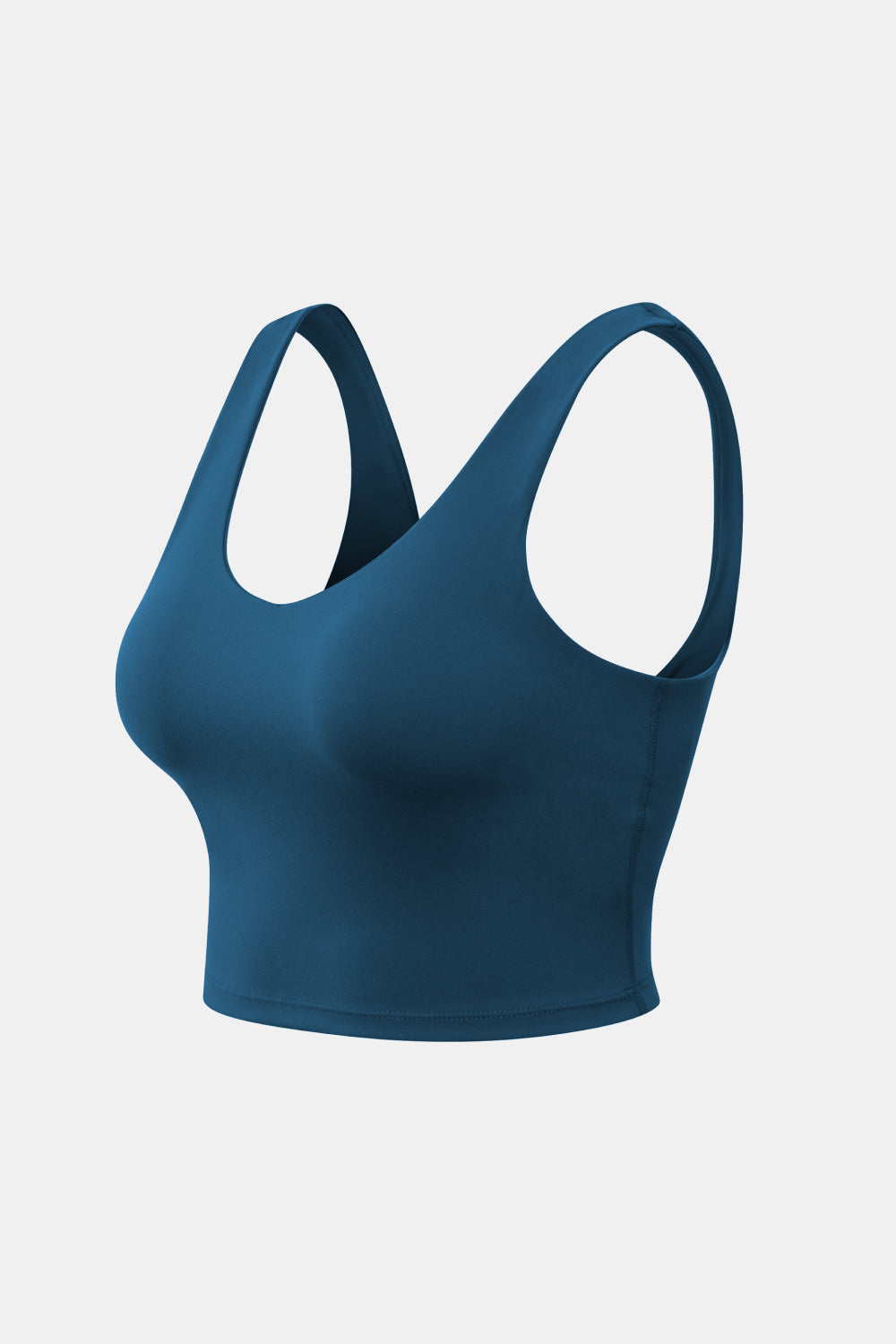 Cropped Scoop Neck Active Tank Top - Tantalize Boutique