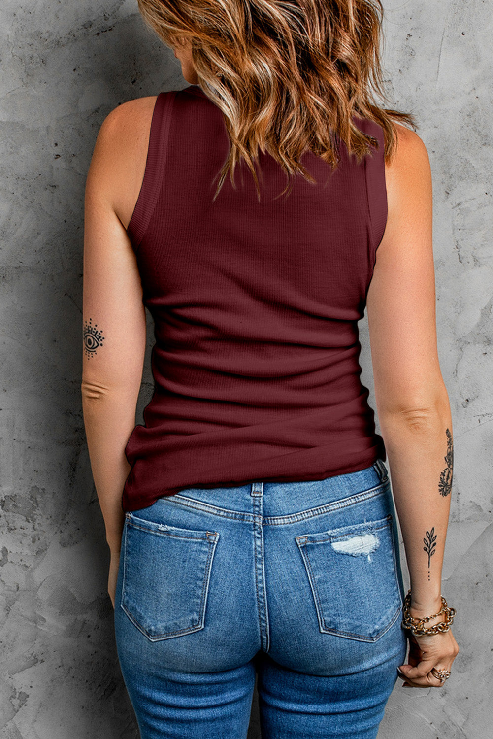Round Neck Tank - Tantalize Boutique