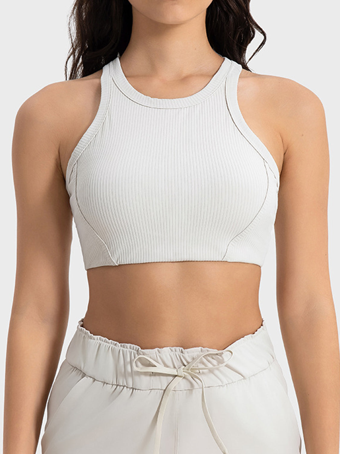 Wide Strap Cropped Sport Tank - Tantalize Boutique