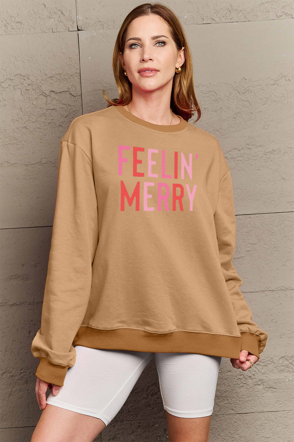 Simply Love Full Size Graphic Round Neck Sweatshirt - Tantalize Boutique