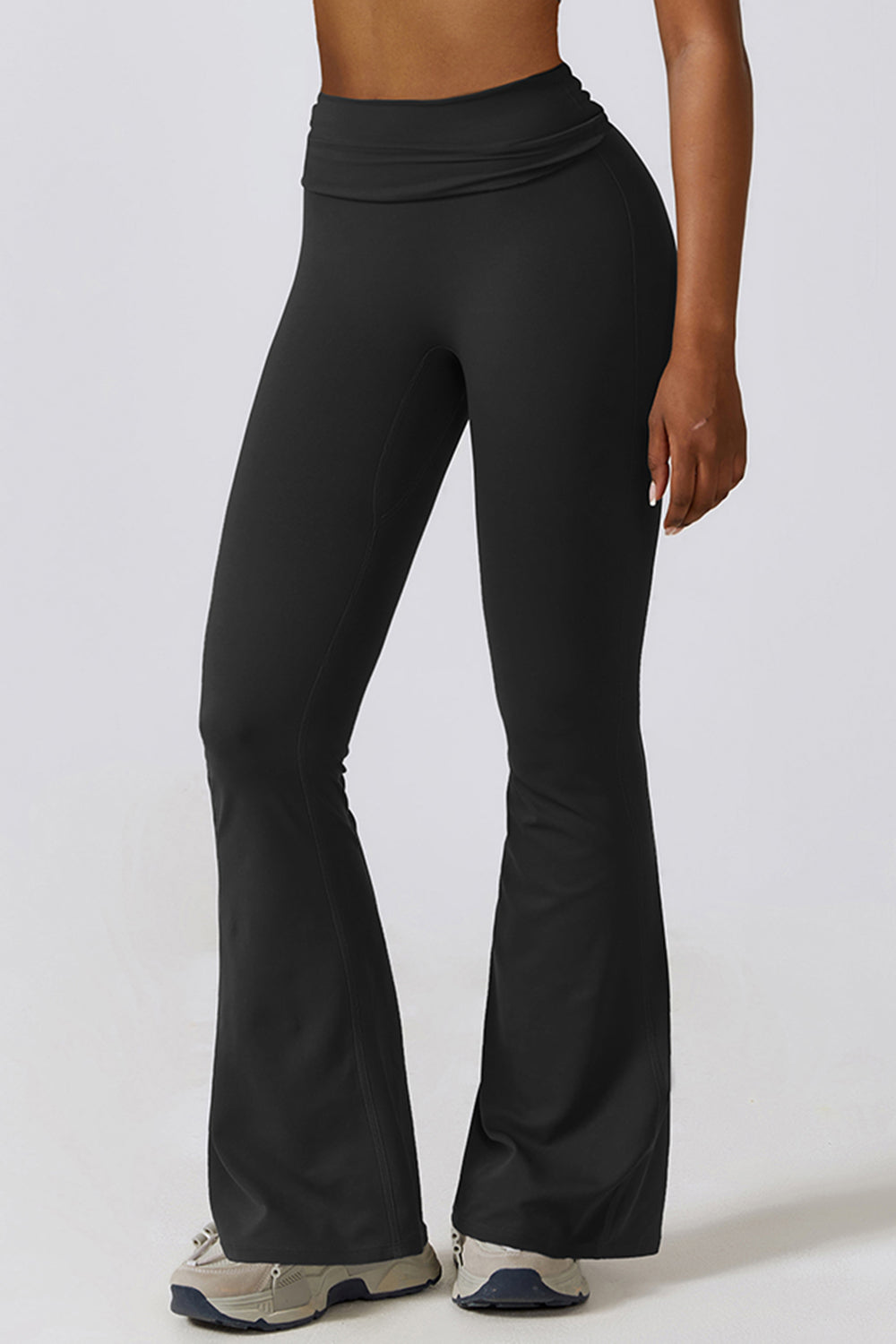 Halter Neck Flare Sport Jumpsuit - Tantalize Boutique