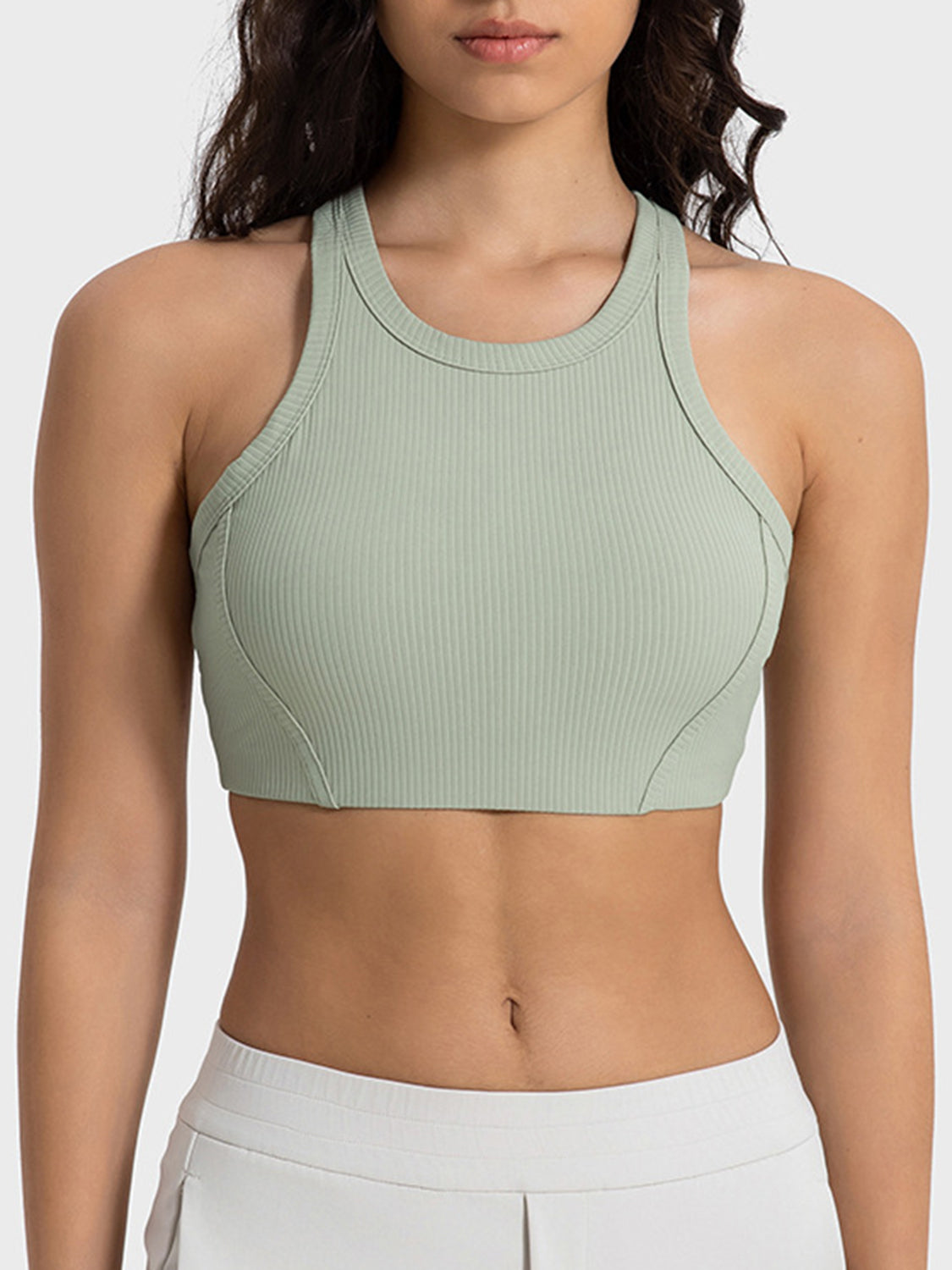 Wide Strap Cropped Sport Tank - Tantalize Boutique