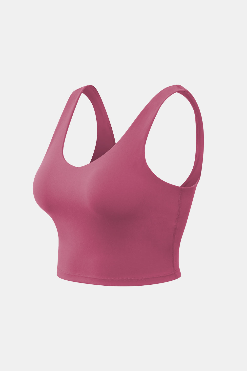 Cropped Scoop Neck Active Tank Top - Tantalize Boutique