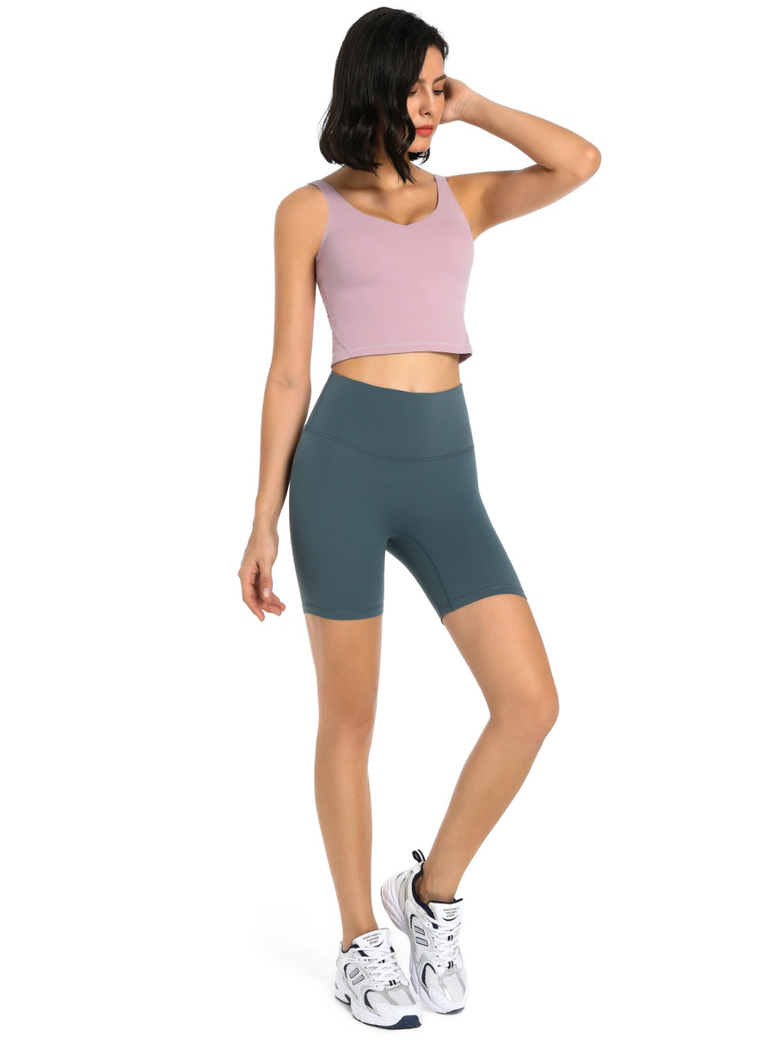 Scoop Neck Wide Strap Active Tank - Tantalize Boutique