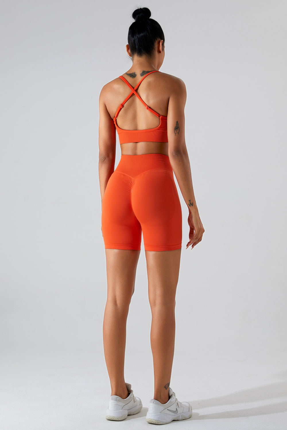 Crisscross Spaghetti Strap Active Cami - Tantalize Boutique