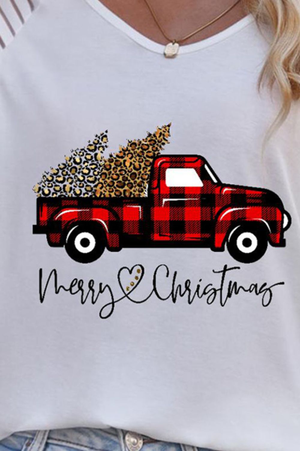 Graphic Striped Long Sleeve T-Shirt - Tantalize Boutique