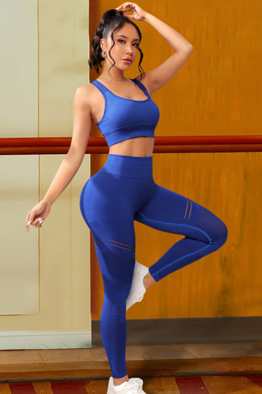 Sports Tank and Leggings Set - Tantalize Boutique