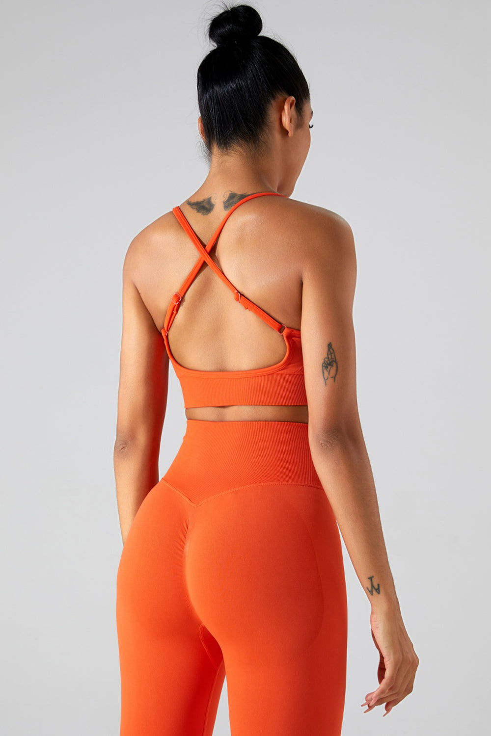 Crisscross Spaghetti Strap Active Cami - Tantalize Boutique