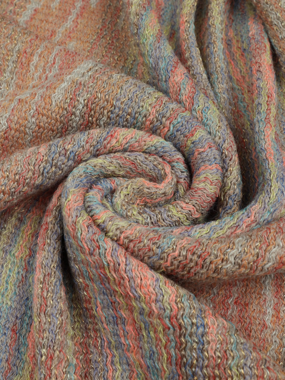 Heathered Fringe Hem Poncho - Tantalize Boutique