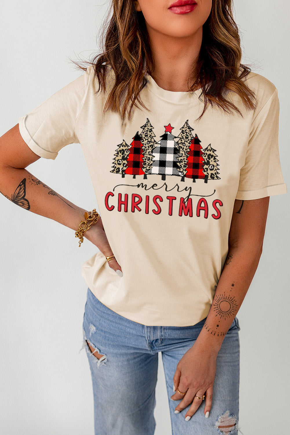 MERRY CHRISTMAS Graphic T-Shirt - Tantalize Boutique