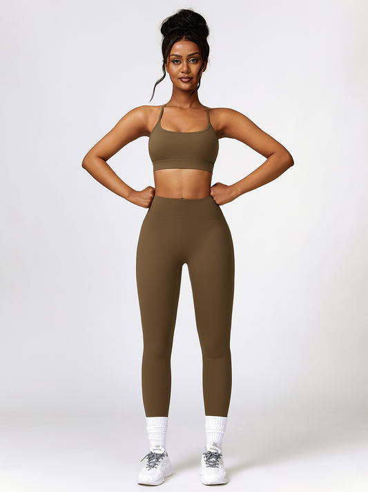 Sport Bra and Leggings Set - Tantalize Boutique