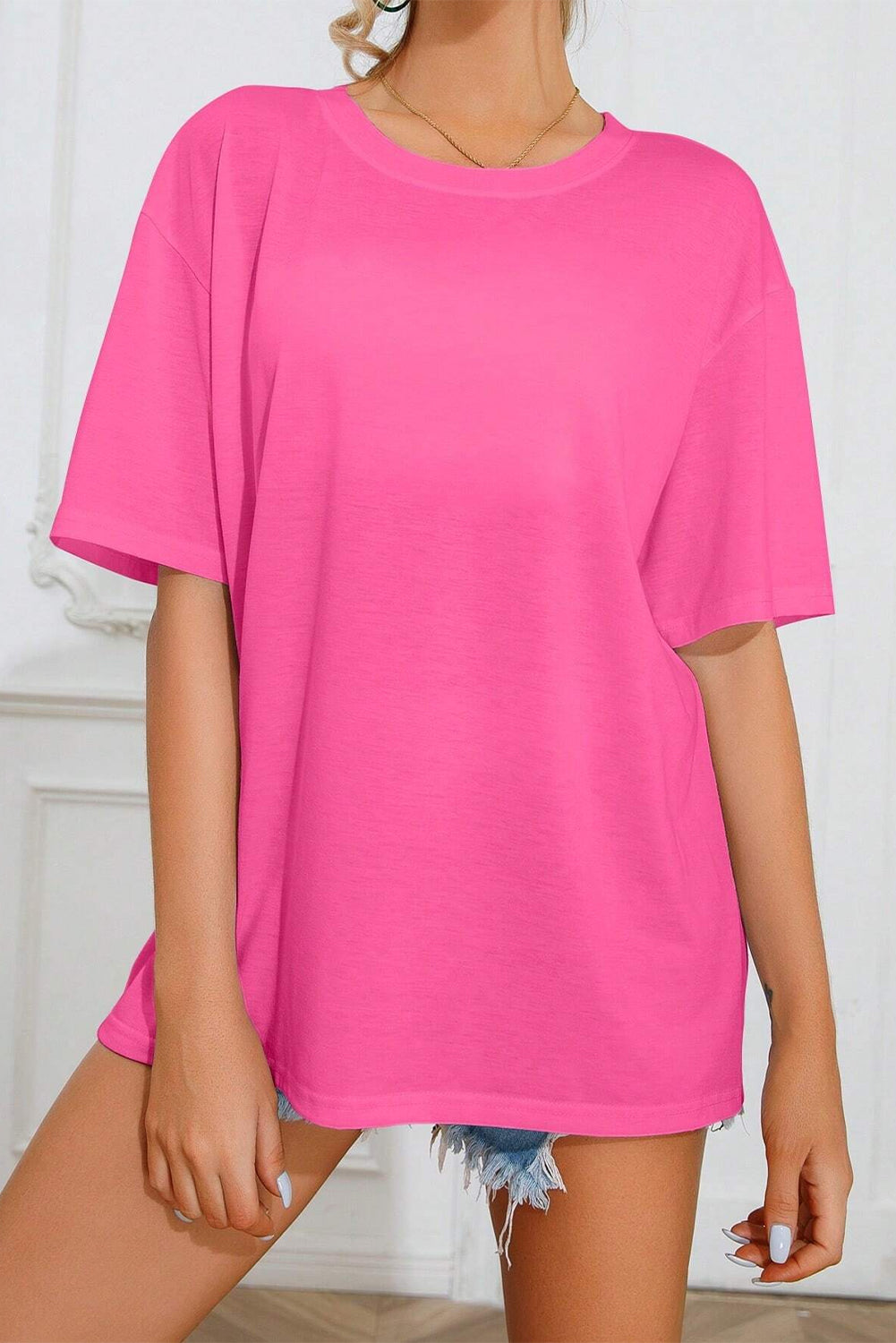 SUN SHINE ON MY MIND Round Neck T-Shirt - Tantalize Boutique