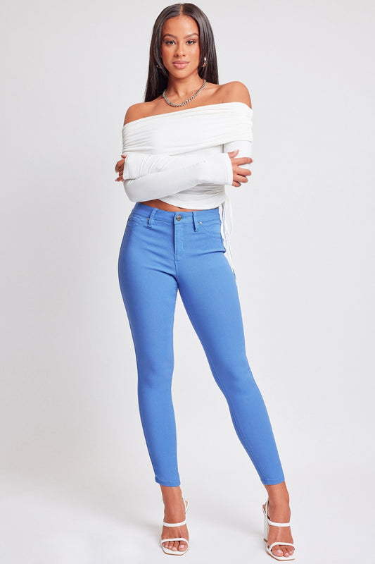 YMI Jeanswear Full Size Hyperstretch Mid-Rise Skinny Pants - Tantalize Boutique