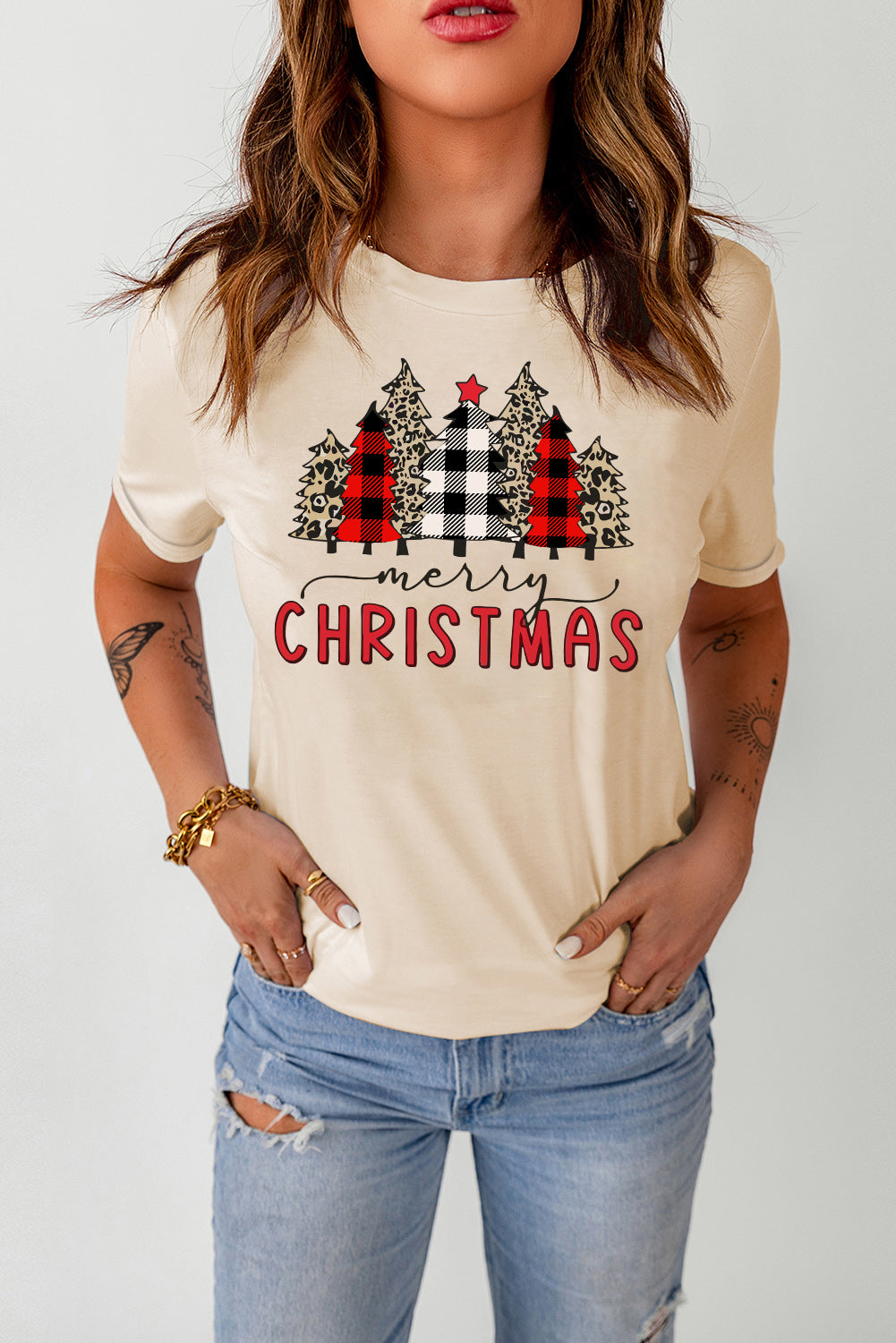 MERRY CHRISTMAS Graphic T-Shirt - Tantalize Boutique
