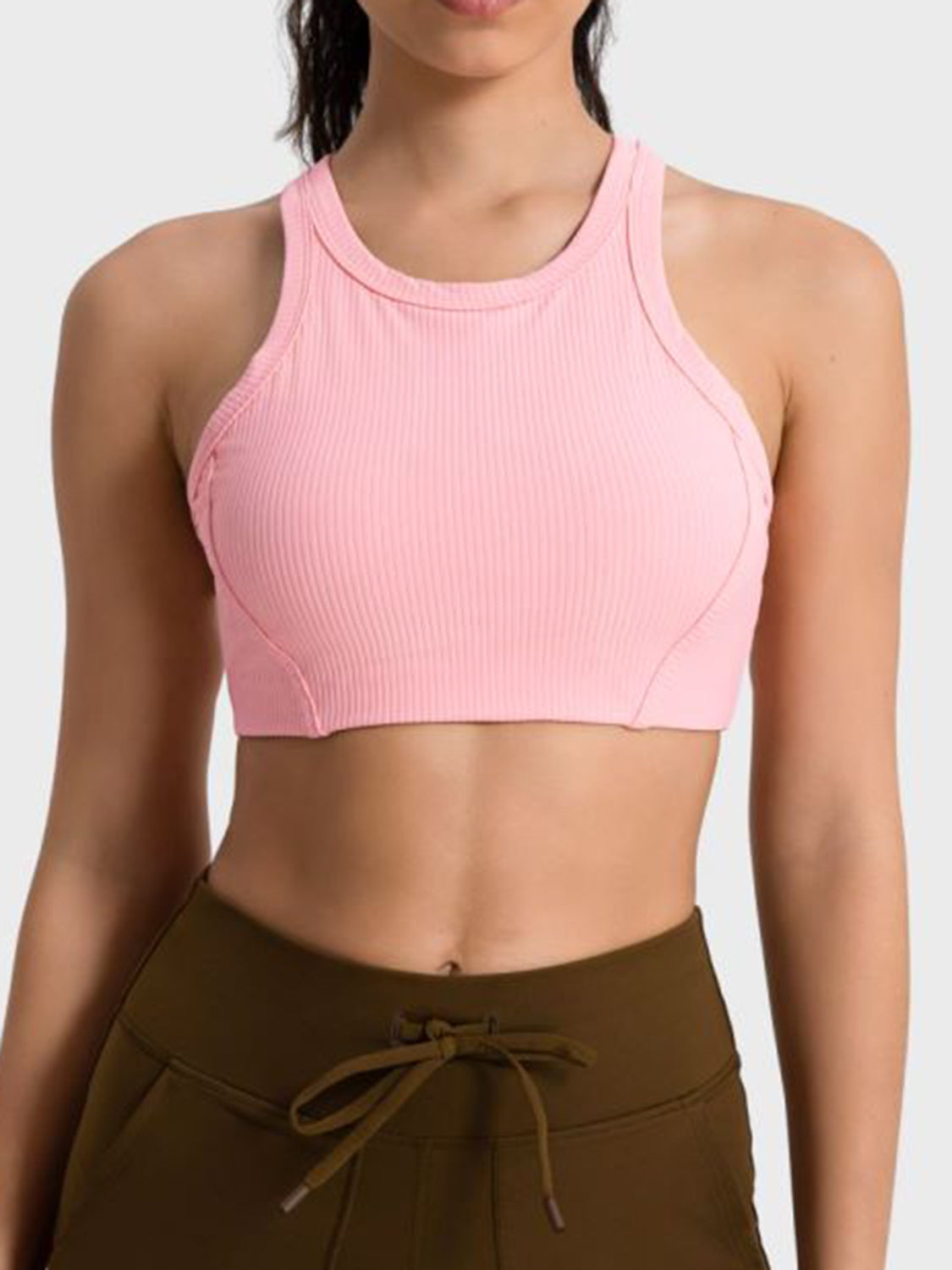 Wide Strap Cropped Sport Tank - Tantalize Boutique