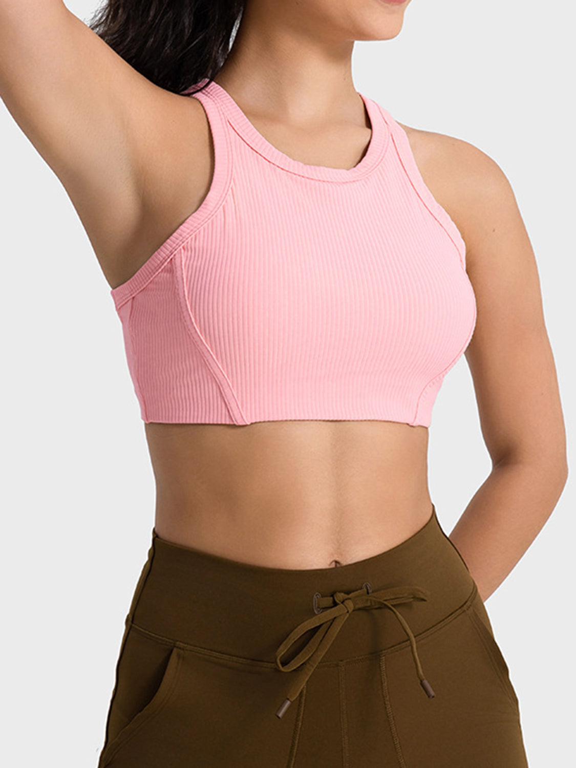 Wide Strap Cropped Sport Tank - Tantalize Boutique