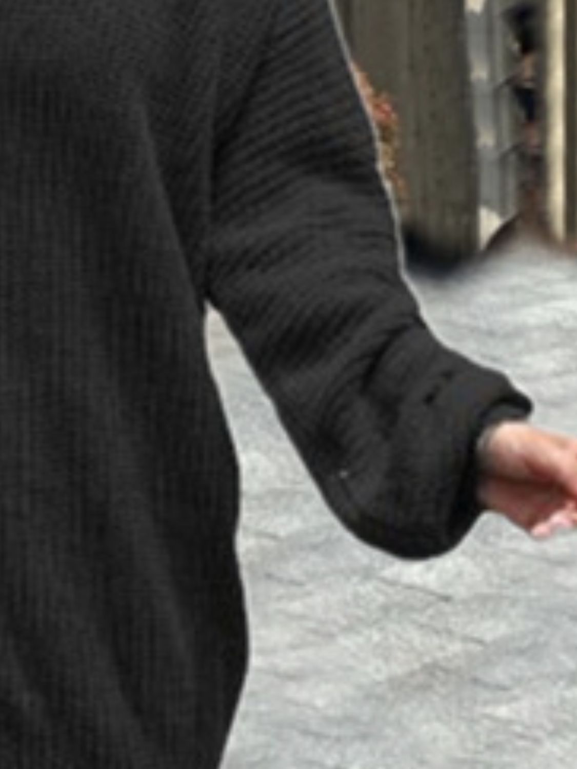 One Shoulder Lantern Sleeve Sweater Dress - Tantalize Boutique