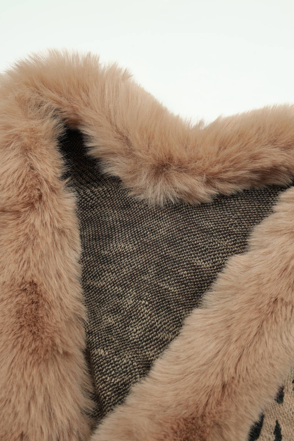 Leopard Open Front Poncho - Tantalize Boutique