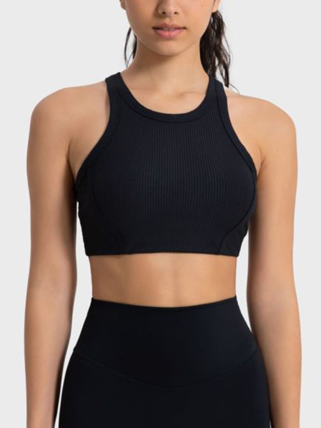 Wide Strap Cropped Sport Tank - Tantalize Boutique