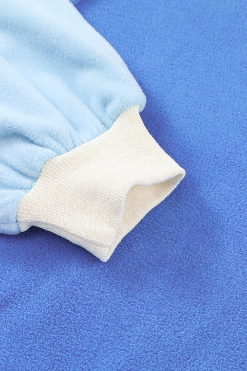 Round Neck Dropped Shoulder Color Block Sweatshirt - Tantalize Boutique