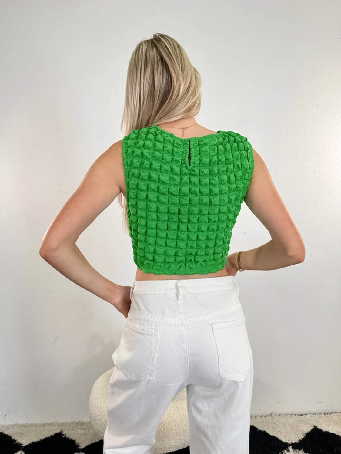 Round Neck Cropped Tank - Tantalize Boutique